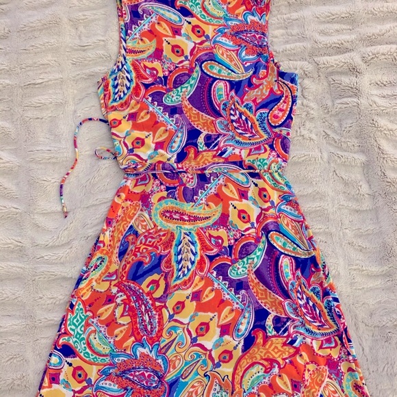 NWOT Ralph Lauren Paisley Wrap Dress- S/P - Picture 7 of 11